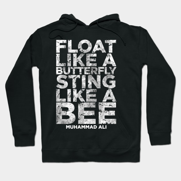 enricoalonzo Float Like A Butterfly Sting Like A Bee Hoodie